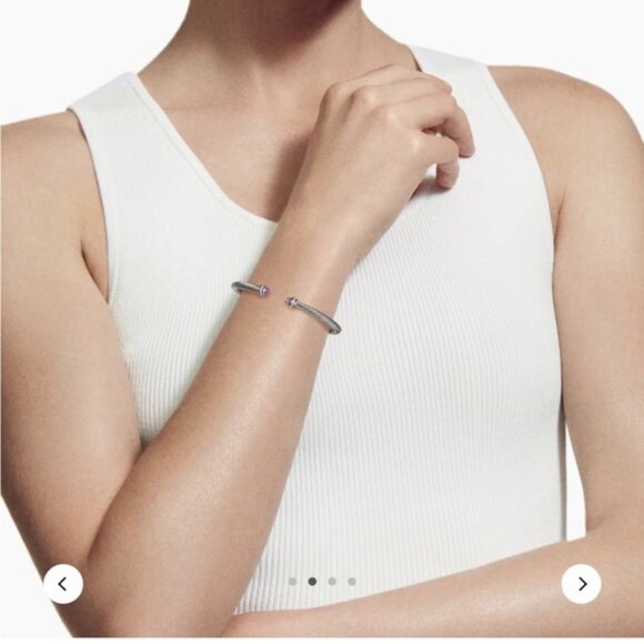 Cable Classic Bracelet with Cultured Freshwater Pearls and Diamonds